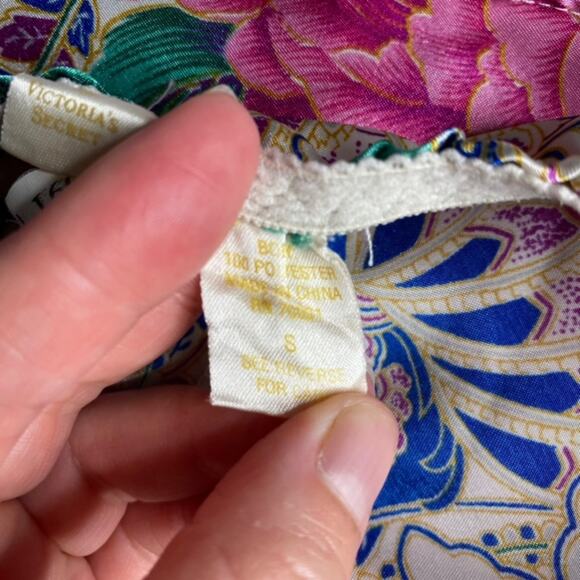 Vintage Victoria’s Secret Floral High Cut Panties size Small - Picture 9 of 10